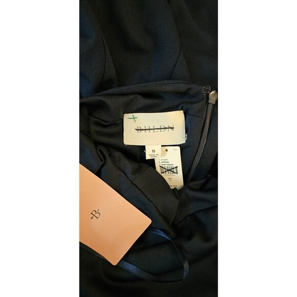 NWT Anthropologie BHLDN Juliana High-Neck Side-Slit Stretch Crepe Maxi Dress S - Picture 5 of 5